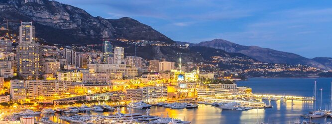 Trip Bulgarien Feriendestination Monaco - Genießen Sie die Fahrt Ihres Lebens am Steuer eines feurigen Lamborghini oder rassigen Ferrari. Starten Sie Ihre Spritztour in Monaco und lassen Sie das Fürstentum unter den vielen bewundernden Blicken der Passanten hinter sich. Cruisen Sie auf den wunderschönen Küstenstraßen der Côte d’Azur und den herrlichen Panoramastraßen über und um Monaco. Erleben Sie die unbeschreibliche Erotik dieses berauschenden Fahrgefühls, spüren Sie die Power & Kraft und das satte Brummen & Vibrieren der Motoren. Erkunden Sie als Pilot oder Co-Pilot in einem dieser legendären Supersportwagen einen Abschnitt der weltberühmten Formel-1-Rennstrecke in Monaco. Nehmen Sie als Erinnerung an diese Challenge ein persönliches Video oder Zertifikat mit nach Hause. Die beliebtesten Orte für Ferien in Monaco, locken mit besten Angebote für Hotels und Ferienunterkünfte mit Werbeaktionen, Rabatten, Sonderangebote für Monaco Urlaub buchen.